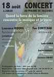 Concert - Exposition : "Quand la force de la lumière rencontre la musique et le verre"