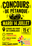 Concours de pétanque