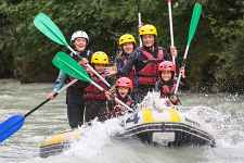 Activités d'eaux vives en famille avec Session Raft