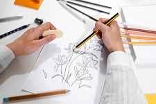 Cours de dessin avec Alicia