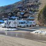 Aire de stationnement pour camping-car Stade de foot