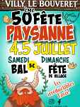 50ème Fête paysanne organisée par Le Cercle Rural de Villy Le Bouveret