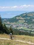 Piste VTT DH Bike Park Bernex - La River Creek
