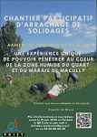 Chantier participatif d'arrachage de solidages à la zone humide du Quart et au marais de Macully