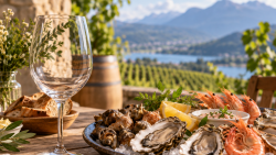 Vins & fruits de mer au Domaine Montessuit