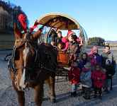 Passage du Père Noël à Bellevaux