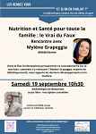 Nutrition et Santé pour toute la famille: le Vrai du Faux?