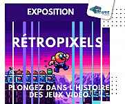 Médiathèque de Thyez : exposition Rétropixels