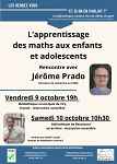 Rencontre / l'apprentissage des maths aux enfants et adolescents