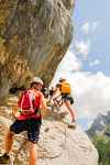 Sortie privée de via ferrata avec le Bureau des Guides