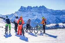 Sorties VTT électrique sur neige
