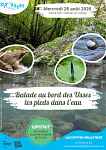 Balade au bord des Usses les pieds dans l'eau