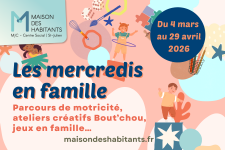 Ateliers en famille - Programme du 4 mars au 29 avril