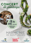 Concert de Printemps - Harmonie de Saint-Julien