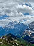 Col de Cou depuis le lac des Mines d'Or