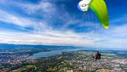 Vol de parapente en tandem