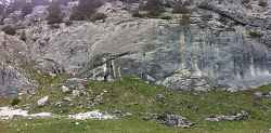 Falaise du col des Glières
