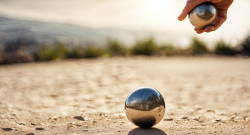 Terrain de pétanque à Vailly