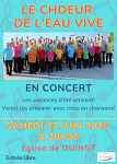 Concert de l'été du choeur de l'eau vive