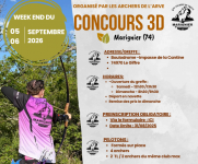Concours Tir 3D à Marignier