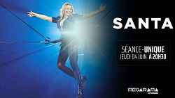 Spectacle sur grand écran : Santa , le concert