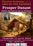 Causerie : "Prosper Dunant, peintre des Sources du lac d'Annecy"