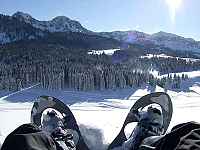 Location de raquettes à neige