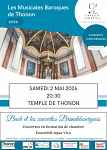 Les musicales baroques de Thonon : Bach et les concertos Brandebourgeois
