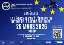 Conférence : "La défense de l’UE à l’épreuve du retour de la guerre en Europe"