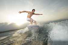 Wakesurf sur le Léman