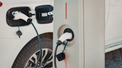 Borne de recharge électrique - Marignier (mairie)