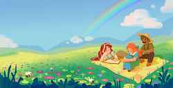 Louise et vous lit "La jeune fille et le saule pleureur"