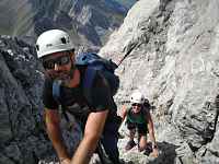 La pointe Percée : rando-escalade