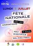 Fête nationale et feu d'artifice