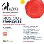 Le Chœur Tremblant chante de grands noms de la musique française