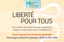 Liberté Pour Tous - Exposition de textes