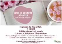 Club de lecture adulte : Des mots à croquer