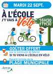 A l'école, j'y vais à vélo