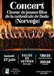 Concert du choeur de jeunes filles de la cathédrale de Bodø (Norvège)