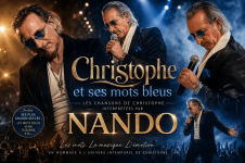 Diner - Concert : CHRISTOPHE « Les Mots Bleus » par NANDO LITTERI