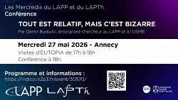 Conférence : "Tout est relatif, mais c'est bizarre"