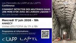 Conférence et visites : « Comment détecter des neutrinos dans une mine d’or avec de l’argon liquide ? »