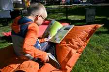 Lectures plein'air à Malaz