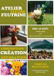 Atelier créatif : fleurs en feutrine