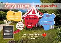 Soirée festive sous le chapiteau — Cirque, Repas et Concerts