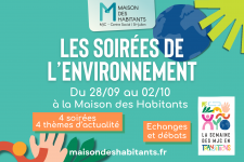 Les soirées de l'Environnement - Semaine des MJC en transitions
