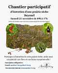Chantier nature participatif entretien de praires