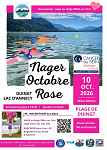 Le bain rose : nager pour octobre rose