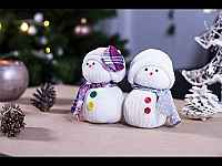 Atelier créatif : fabrication de bonhomme de neige en chaussette