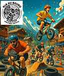 Mini  bike race Morzine